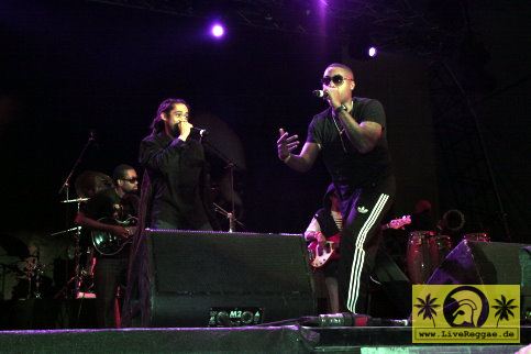 Damian Marley (Jam) with NAS 25. Summer Jam Festival - Fuehlinger See, Koeln - Red Stage 03. Juli 2010 (26).JPG